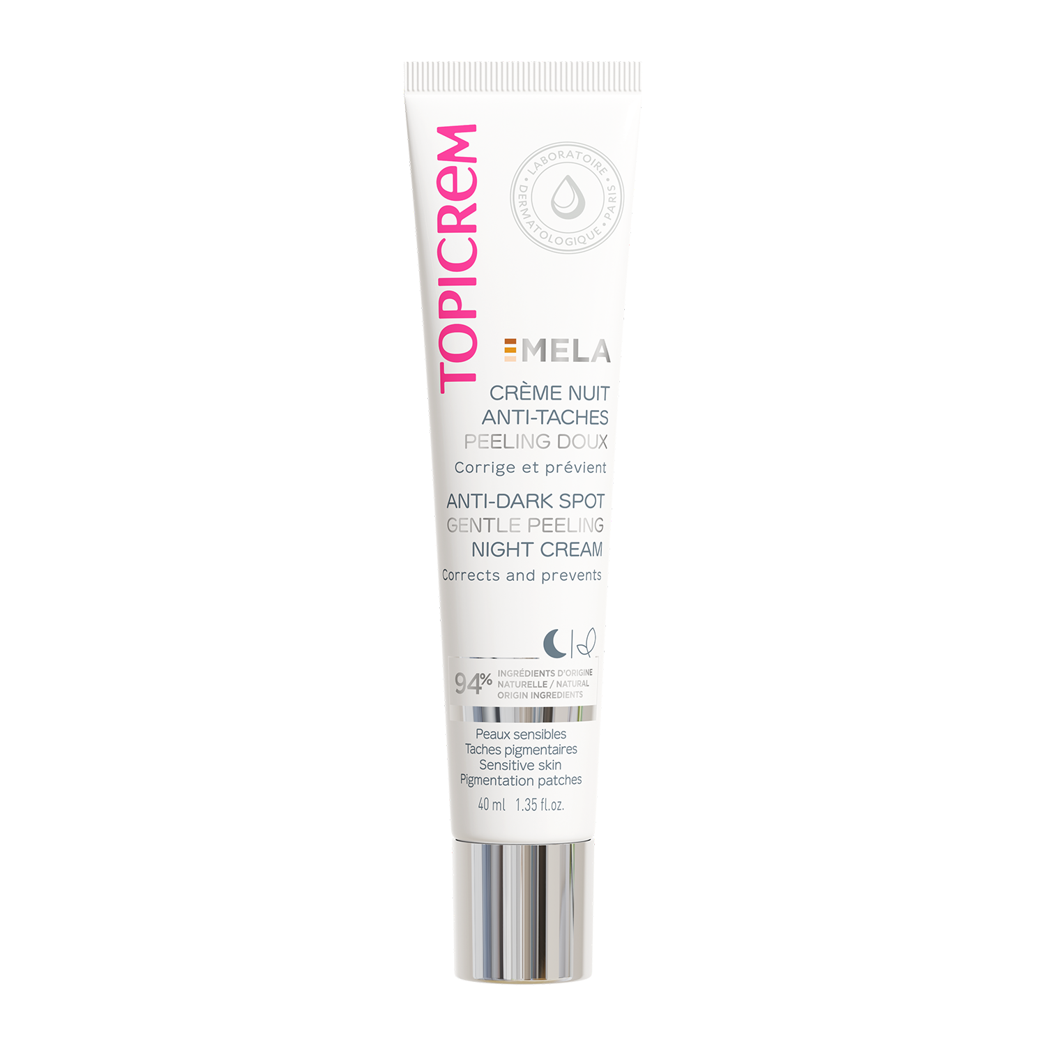 Topicrem - Crema de Noche Peeling Anti-manchas - 40 ml
