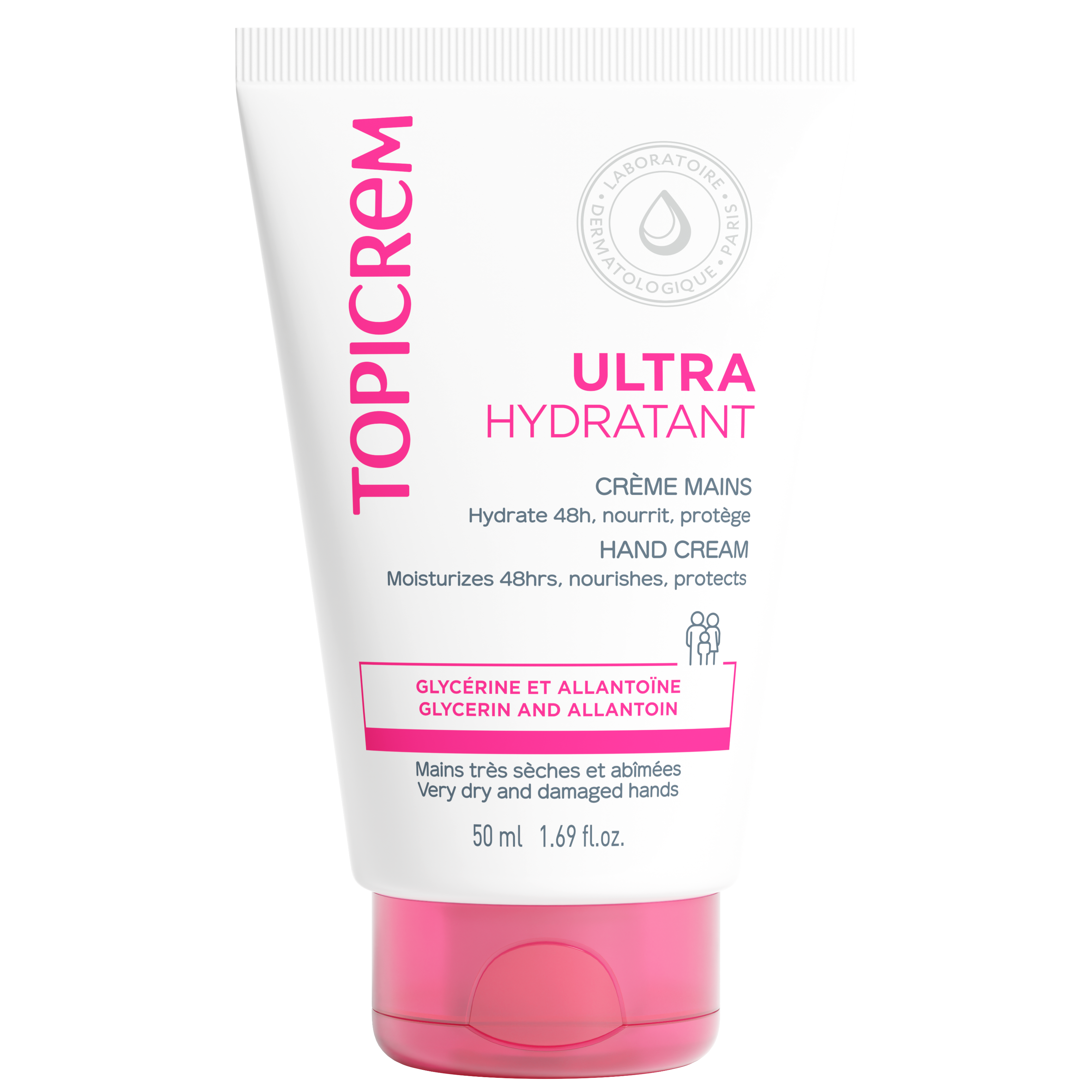Topicrem - Crema para la Piel Sensible para Manos Ultra-Hidratante - 50 ml