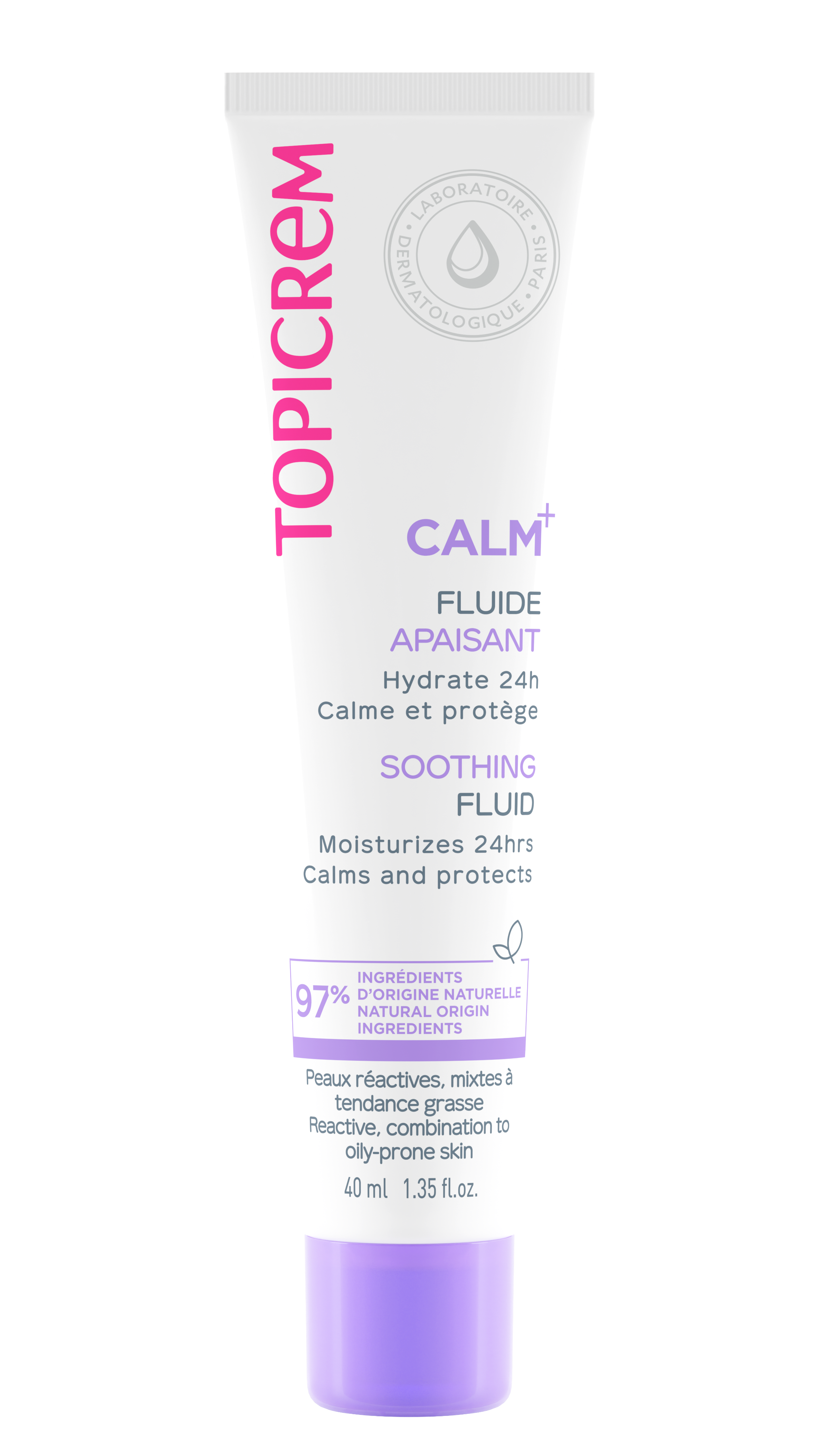 Topicrem - Fluido Calmante - 40 ml - Crema Facial