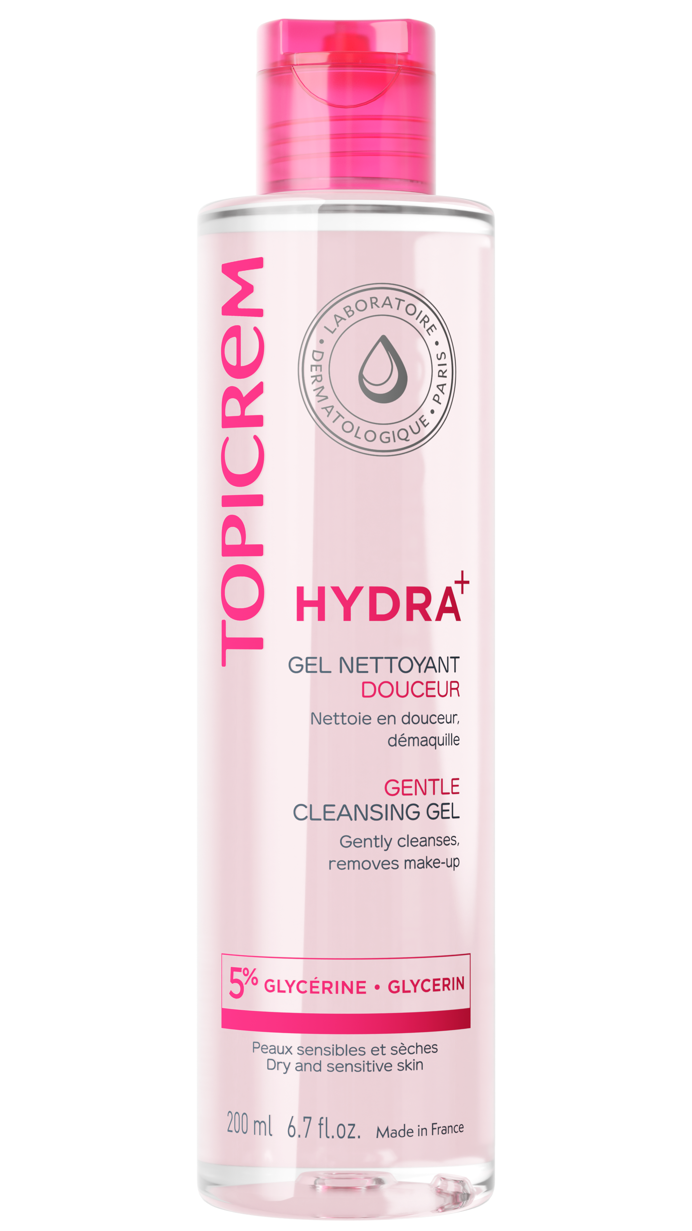 Topicrem -Gel Limpiador Facial Piel Sensible Suave - 200 ml