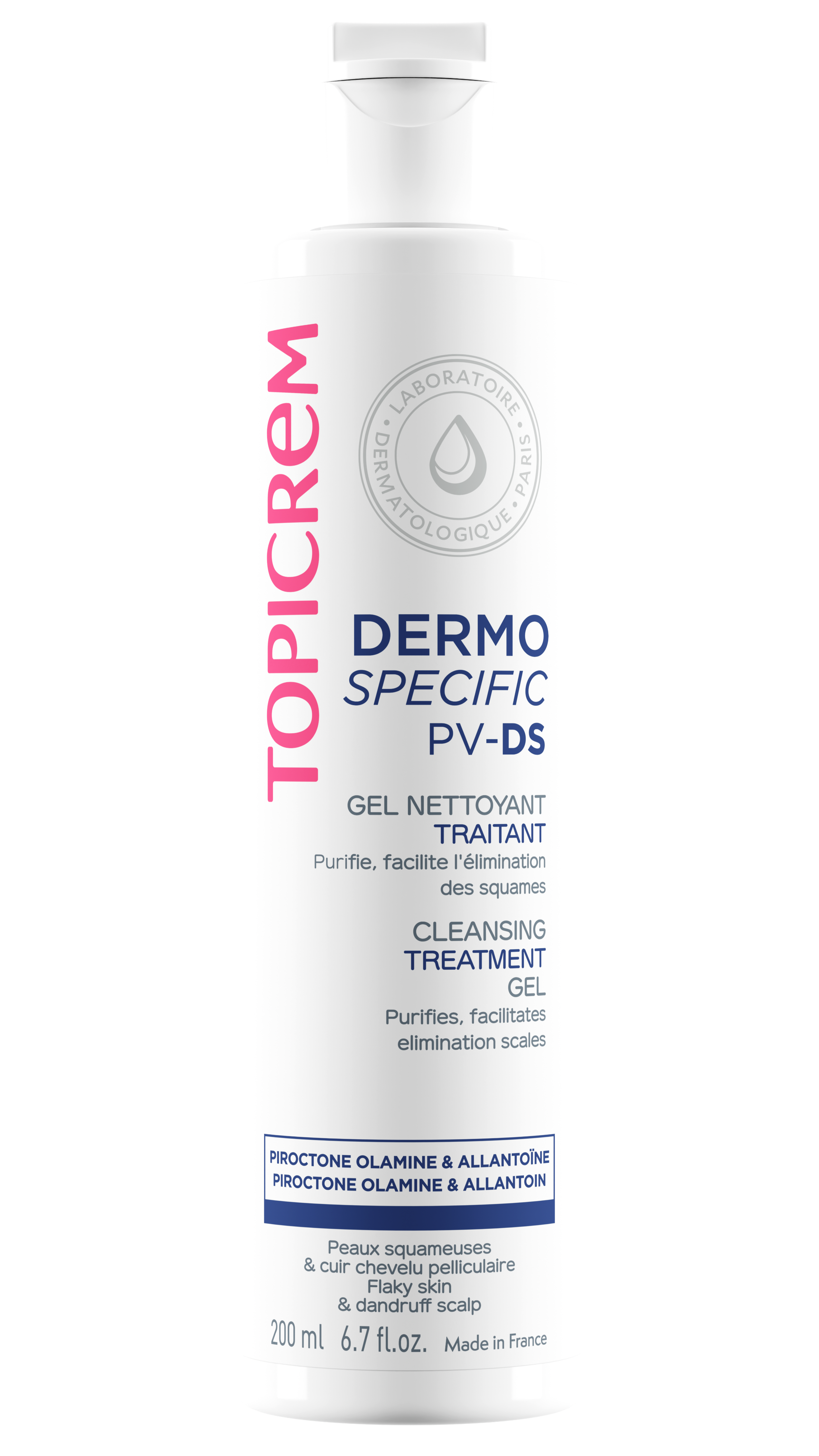 Topicrem -  PV/DS Gel Limpiador Facial Piel Sensible - 200 ml
