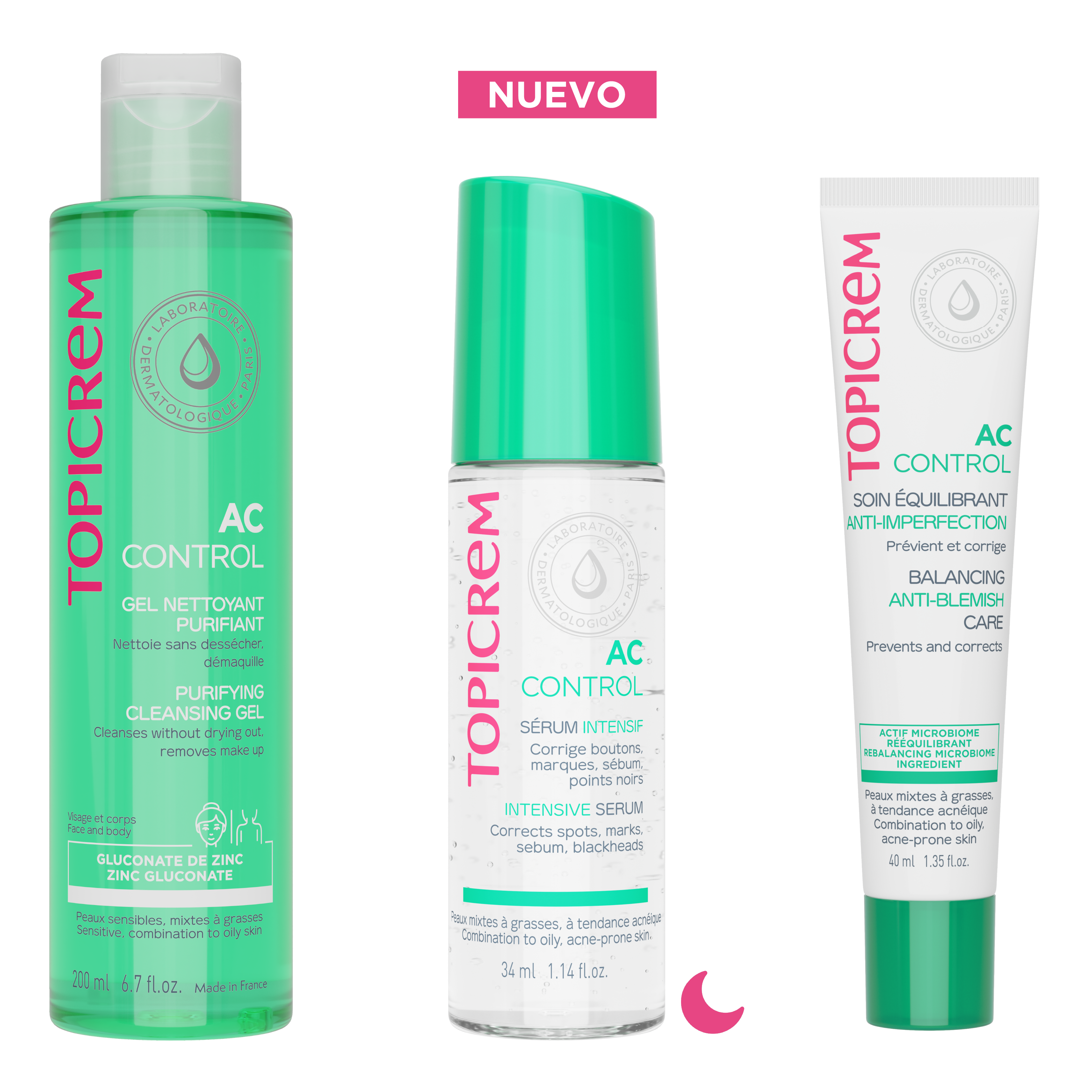 Topicrem ¡NUEVA! Rutina Piel Mixta Grasa Tendencia  Al Acné