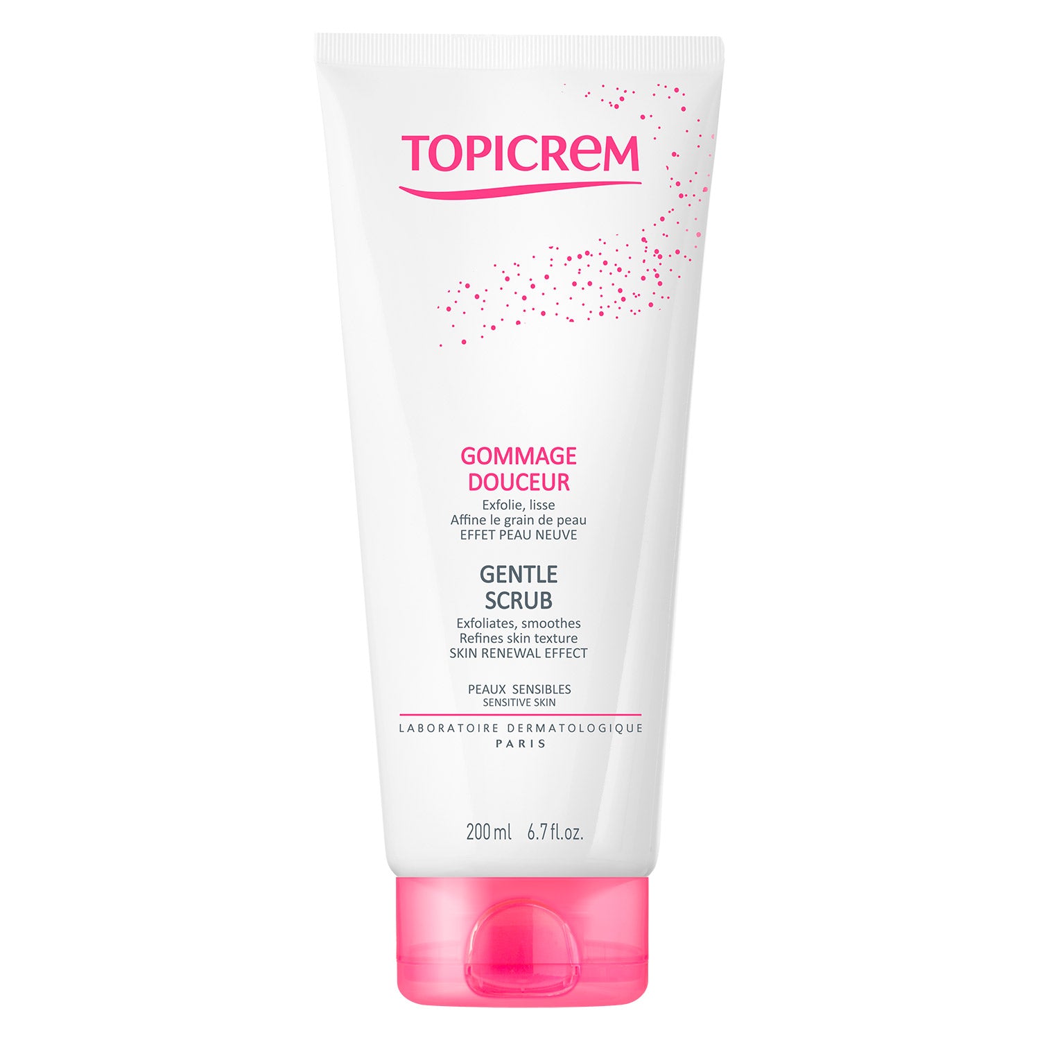 Topicrem Kit Limpieza Corporal Piel Sensible. Exfoliante Suave + Gel Limpiador - 200/500 ml