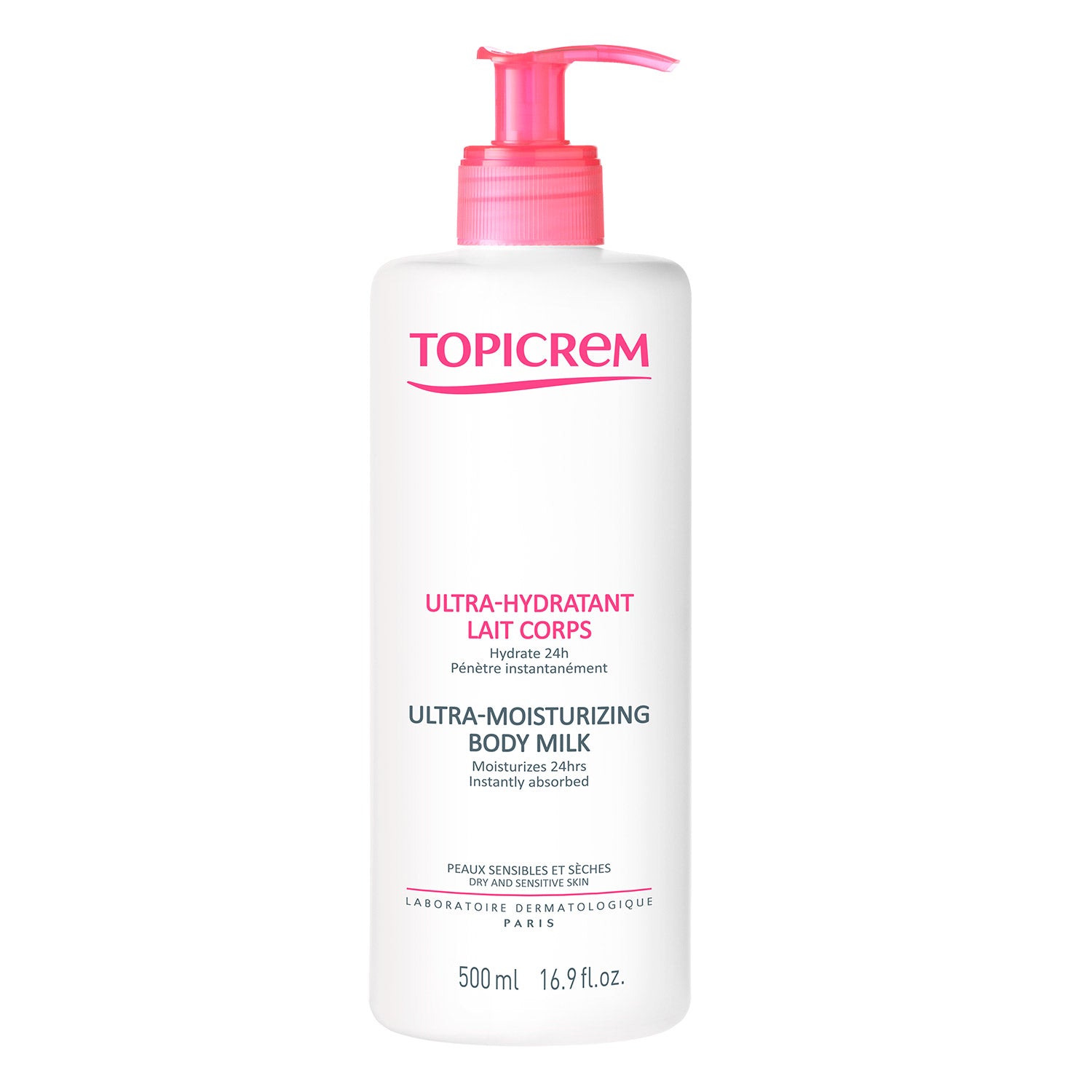 Topicrem Kit Hidratación Corporal 24 hrs - Gel L + Crema Corporal 500 ml c/u